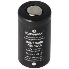 Akumuliatorius Keeppower IMR 18350, 750mAh, 8A kaina ir informacija | Elementai | pigu.lt