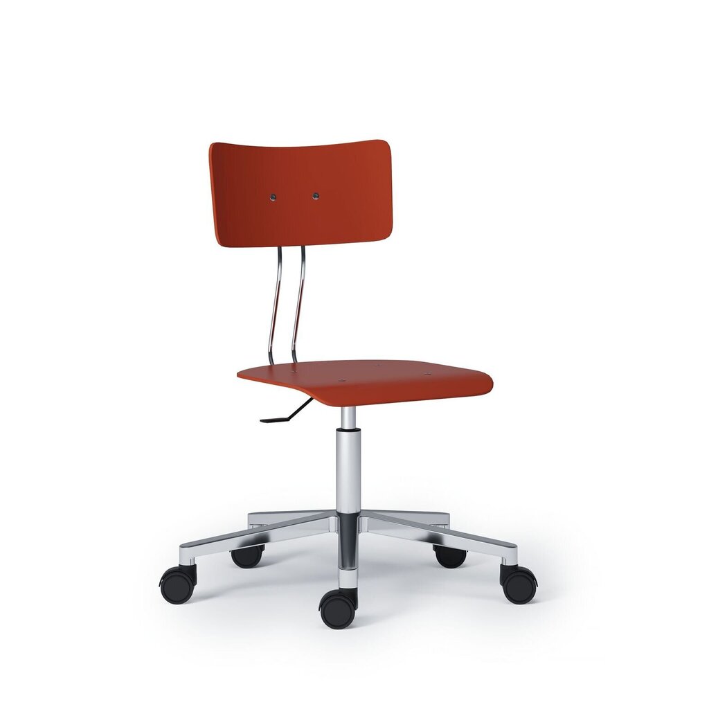 Biuro kėdė Wood Garden Sally Laminate, raudona kaina ir informacija | Biuro kėdės | pigu.lt