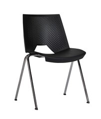 Офисный стул Wood Garden PC Strike без подлокотников, черный цена и информация | Офисные кресла | pigu.lt
