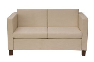 Dvivietė sofa Wood Garden Soprano 102 BN20, smėlio spalvos kaina ir informacija | Sofos | pigu.lt