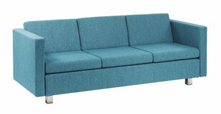 Trivietė sofa Wood Garden Soprano 103 T700, mėlyna kaina ir informacija | Sofos | pigu.lt