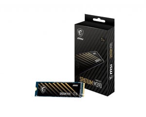 Жесткий диск MSI M390 M.2 1000 GB PCI Express 3D NAND NVMe цена и информация | Внутренние жёсткие диски (HDD, SSD, Hybrid) | pigu.lt