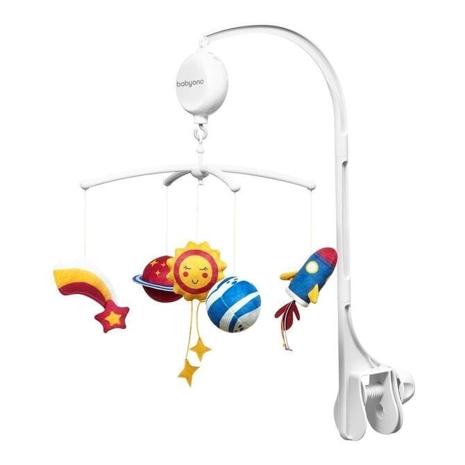 BabyOno muzikinė karuselė, kosmosas, 794 kaina ir informacija | Žaislai kūdikiams | pigu.lt