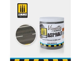 Имитация настоящей почвы AMMO MIG - ASPHALT GROUND, 100 мл AMIG2157 цена и информация | Принадлежности для рисования, лепки | pigu.lt