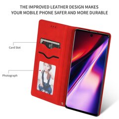 Dėklas Business Style Samsung S21 FE raudonas kaina ir informacija | Telefono dėklai | pigu.lt