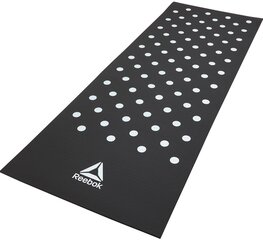 Treniruočių kilimėlis Reebok Spots, juodas kaina ir informacija | Kilimėliai sportui | pigu.lt