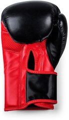 Bokso pirštinės Ring Sport Battle, 16 oz, juodos/raudonos цена и информация | Боевые искусства | pigu.lt