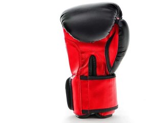 Bokso pirštinės Ring Sport Fire 12 oz, raudonos/juodos kaina ir informacija | Kovos menai | pigu.lt