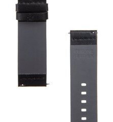 Tactical 307 Leather Band 22mm Black цена и информация | Аксессуары для смарт-часов и браслетов | pigu.lt