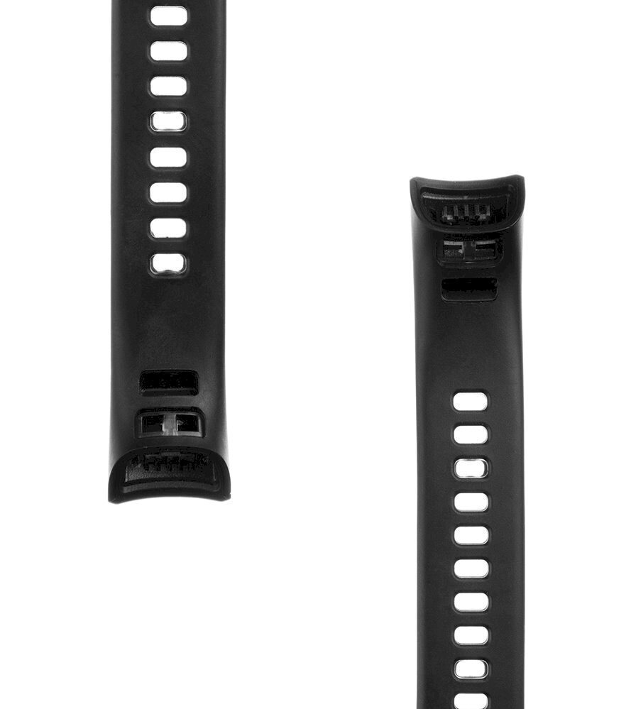 Tactical 438 Silicone Band for Honor Band 4|5 Black kaina ir informacija | Išmaniųjų laikrodžių ir apyrankių priedai | pigu.lt