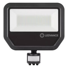 LED prožektorius LEDVANCE Floodlight su judesio davikliu 50W/4000K IP65 BK kaina ir informacija | Lauko šviestuvai | pigu.lt