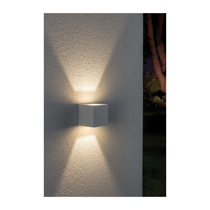 Šviestuvas ABL LED 2x3W IP65 80x80 Weis 18001 Paulmann kaina ir informacija | Lauko šviestuvai | pigu.lt