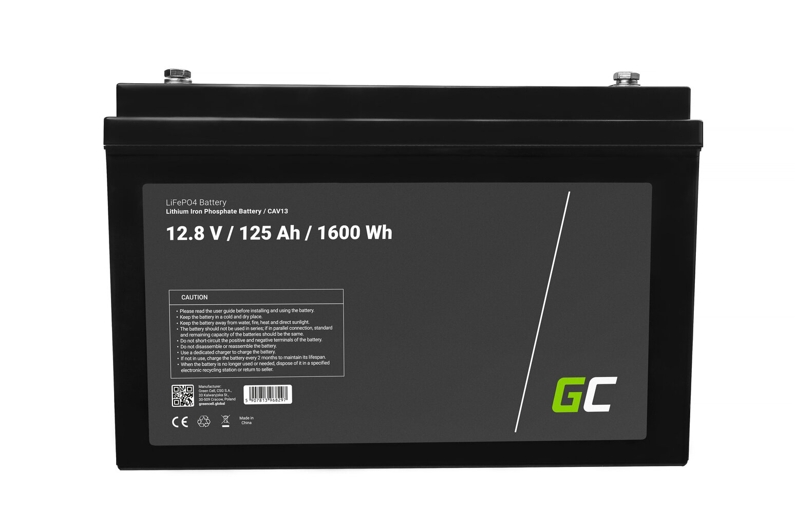 Akumuliatorius Green Cell 12V 12.8V 125Ah kaina ir informacija | Akumuliatoriai | pigu.lt