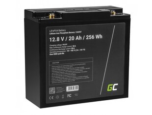 Green Cell LiFePO4 Battery 12V 12.8V 20Ah for photovoltaic system  campers and boats цена и информация | Аккумуляторы | pigu.lt