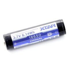 Akumuliatorius 18650 XTAR - 2200mAh цена и информация | Аккумуляторы | pigu.lt