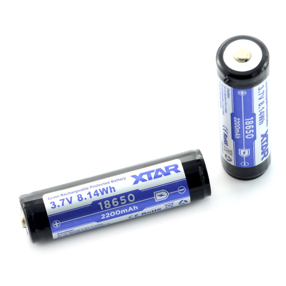 Akumuliatorius 18650 XTAR - 2200mAh цена и информация | Akumuliatoriai | pigu.lt