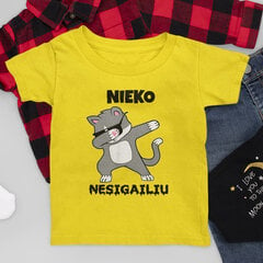 Vaikiški marškinėliai "Nieko nesigaliu" kaina ir informacija | Originalūs marškinėliai | pigu.lt