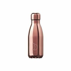 Termosas butelis Chilly's Bottle Rose Gold 260ml цена и информация | Термосы, термокружки | pigu.lt