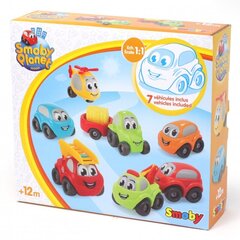 Набор мини-машинок Vroom Planet Smoby, 7 шт цена и информация | Игрушки для малышей | pigu.lt