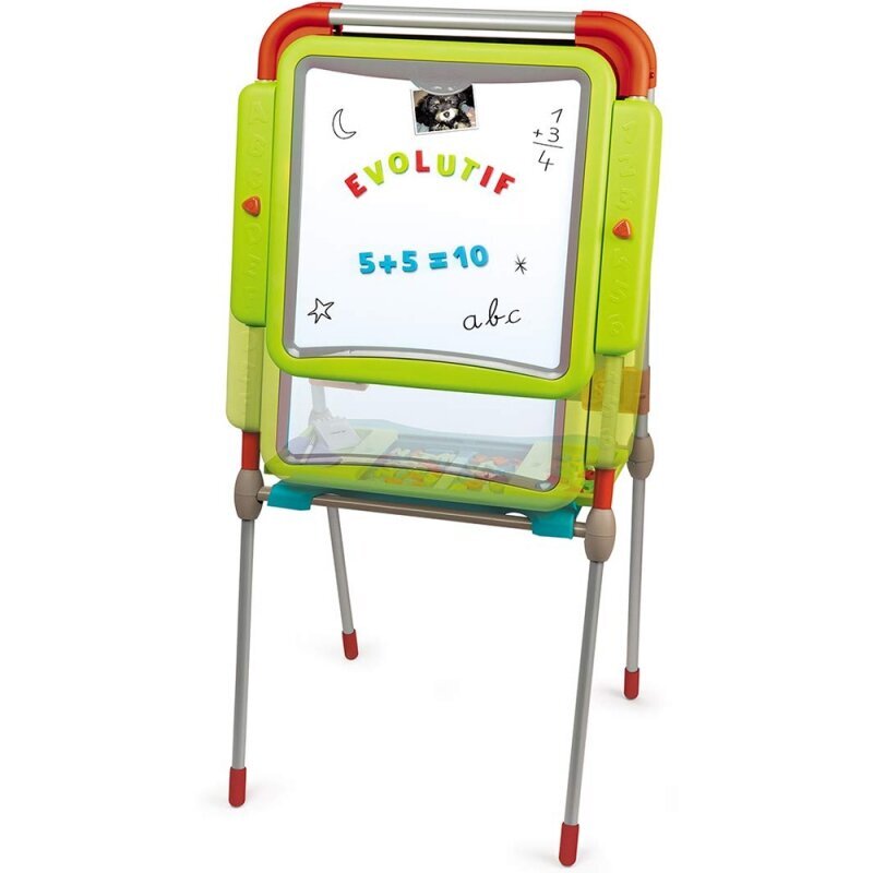Vaikiška dvipusė magnetinė/kreidinė lenta Smoby, 80 priedų kaina ir informacija | Lavinamieji žaislai | pigu.lt