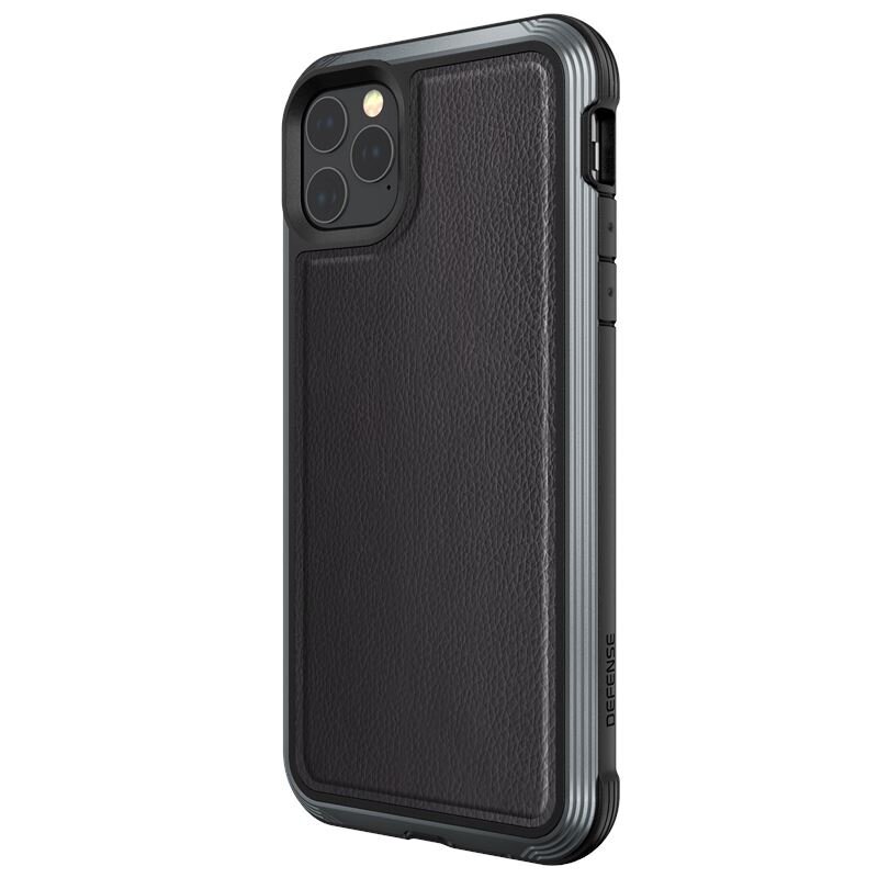 X-Doria Defense Lux iPhone 11 Pro Max, juoda kaina ir informacija | Telefono dėklai | pigu.lt