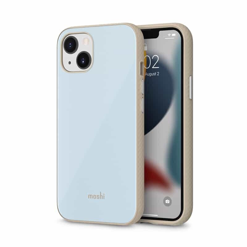 Moshi iGlaze skirtas iPhone 13, mėlynas kaina ir informacija | Telefono dėklai | pigu.lt