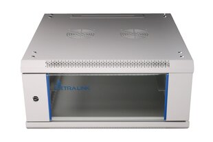 Extralink 4U 600x600 Серый | Шкаф для монтажа в стойку | Настенный цена и информация | Аксессуары для компонентов | pigu.lt