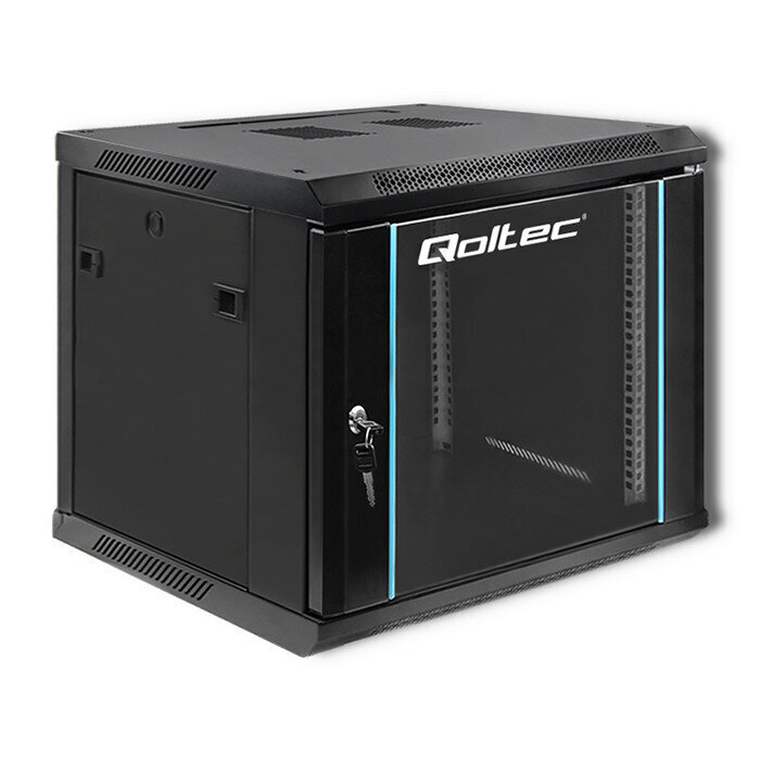 Qoltec 19'' serverių spinta, 9U, 60x50x60 cm цена и информация | Serveriai | pigu.lt