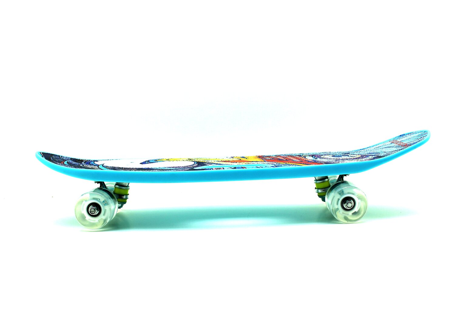 Pennyboard riedlenė, 65 cm, su šviečiančias ratukais ir rankena kaina ir informacija | Riedlentės | pigu.lt