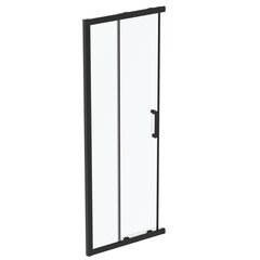 Dušo kabinos slankios durys Ideal Standard Connect 2 80x195 cm, matinė juoda, K9259V3 kaina ir informacija | Dušo kabinos | pigu.lt