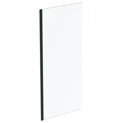 Душевая стенка Ideal Standard Connect 2 90x195 см, прозрачное стекло, черный матовый. К9377V3 цена и информация | Душевые двери и стены | pigu.lt