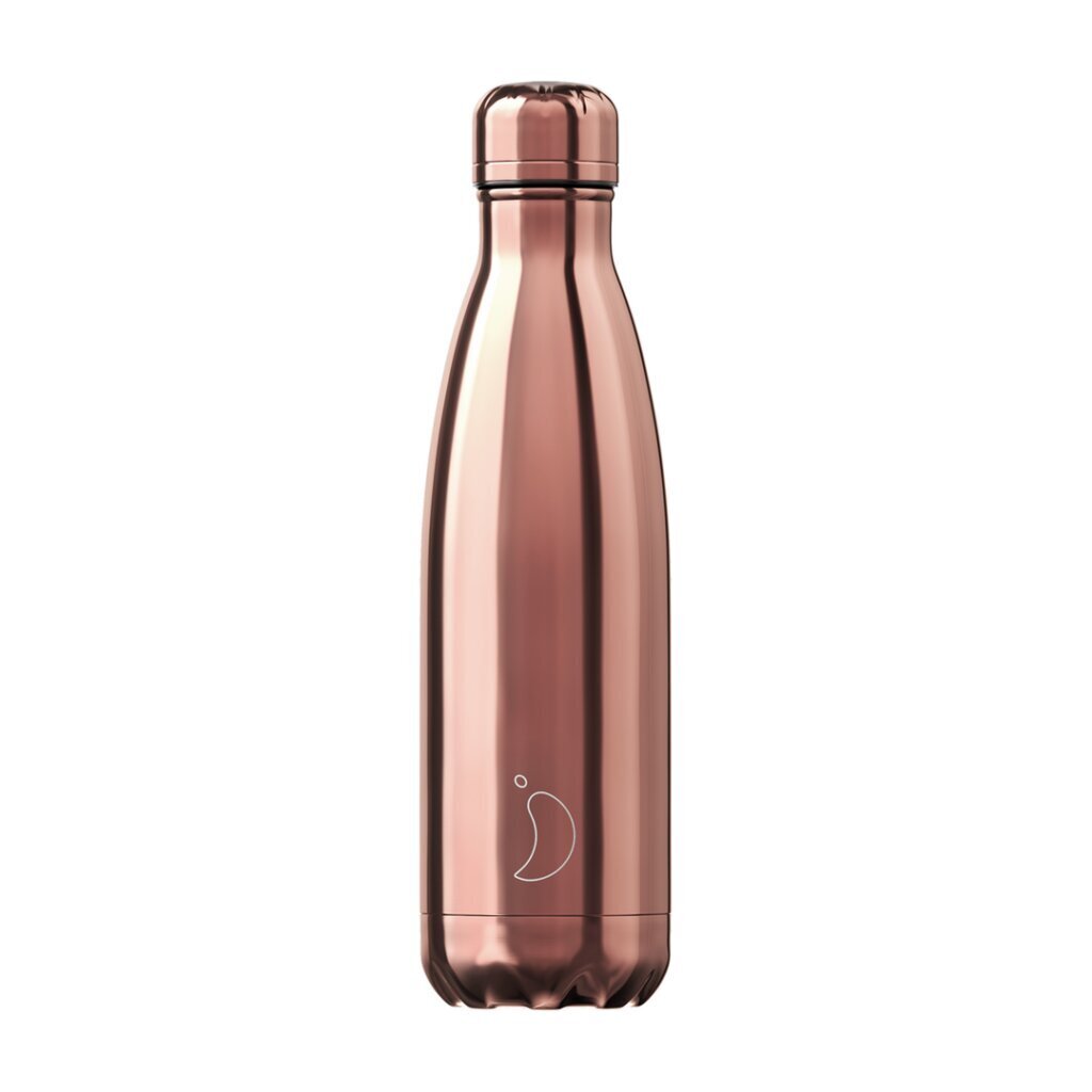 Termosas butelis Chilly's Bottle Chrome Rose Gold 500ml цена и информация | Termosai, termopuodeliai | pigu.lt