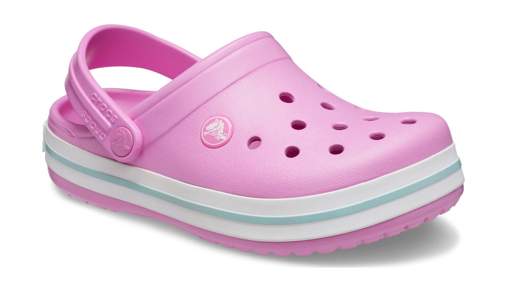 Klumpės vaikams Crocs™ Kids' Crocband Clog, Taffy Pink kaina ir informacija | Guminės klumpės vaikams | pigu.lt