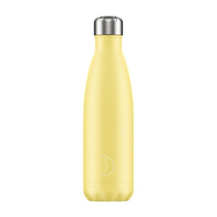 Termosas butelis Chilly's Bottle Pastel Yellow 500ml kaina ir informacija | Termosai, termopuodeliai | pigu.lt