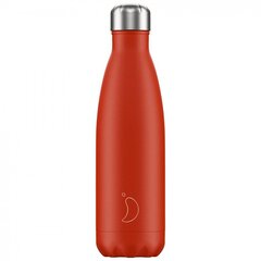 Termosas butelis Chilly's Bottle Neon Red 750ml kaina ir informacija | Termosai, termopuodeliai | pigu.lt