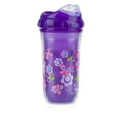 Geriamasis puodelis, 18 m+, 270 ml, violetinė kaina ir informacija | Nuby Prekės mamoms | pigu.lt