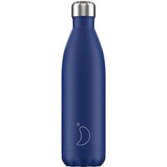 Termosas butelis Chilly's Bottle Matte Blue 750ml цена и информация | Термосы, термокружки | pigu.lt