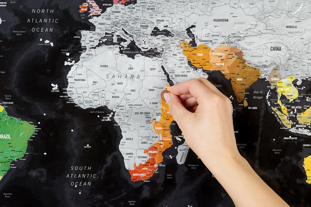 Pasaulio nutrinamas žemėlapis su vėliavomis, 70 x 50 cm kaina ir informacija | Žemėlapiai | pigu.lt