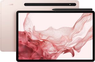 Samsung Galaxy Tab S8+ 5G 8/128GB Pink Gold SM-X806BIDAEUE цена и информация | Планшеты | pigu.lt