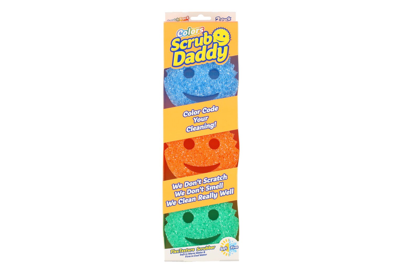 Scrub Daddy kempinėlės, 3 vnt цена и информация | Valymo reikmenys ir priedai | pigu.lt