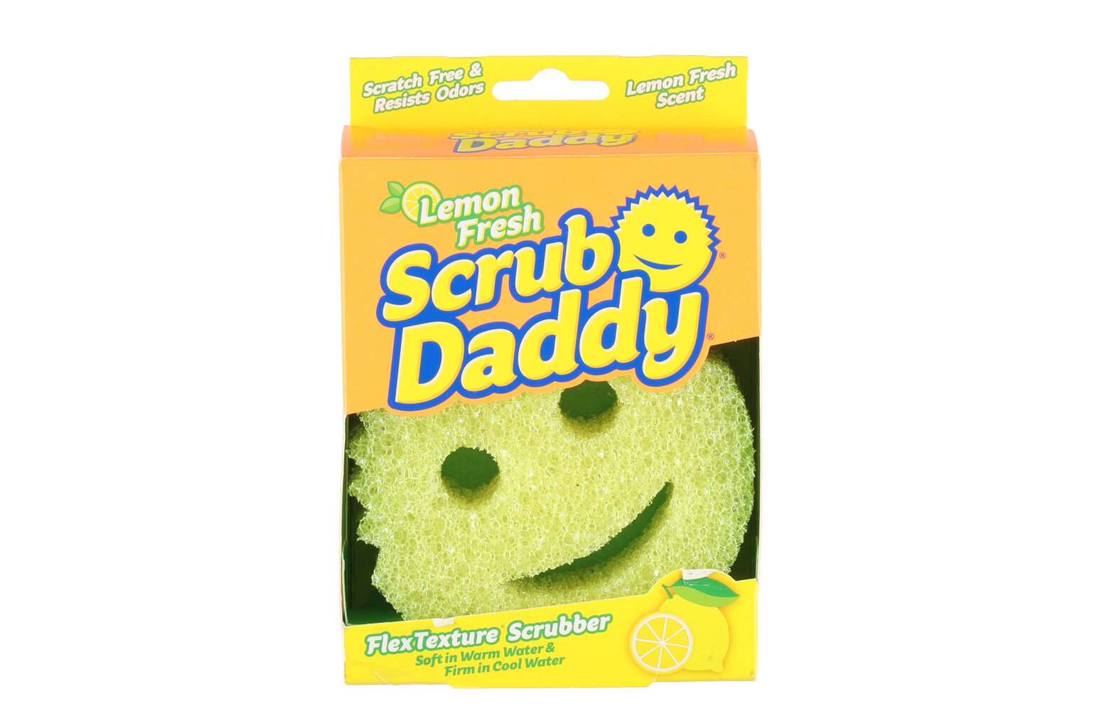 Scrub Daddy kempinėlė Lemon Fresh kaina ir informacija | Valymo reikmenys ir priedai | pigu.lt