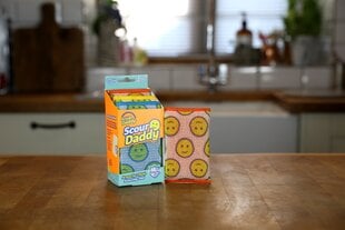 Scrub Daddy скрабы/губки, 3 шт. цена и информация | Инвентарь для уборки и принадлежности | pigu.lt