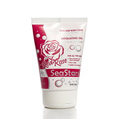 Veido ir kūno šveitiklis Black Sea Stars „Red Rose“, 120 ml kaina ir informacija | Kūno šveitikliai | pigu.lt