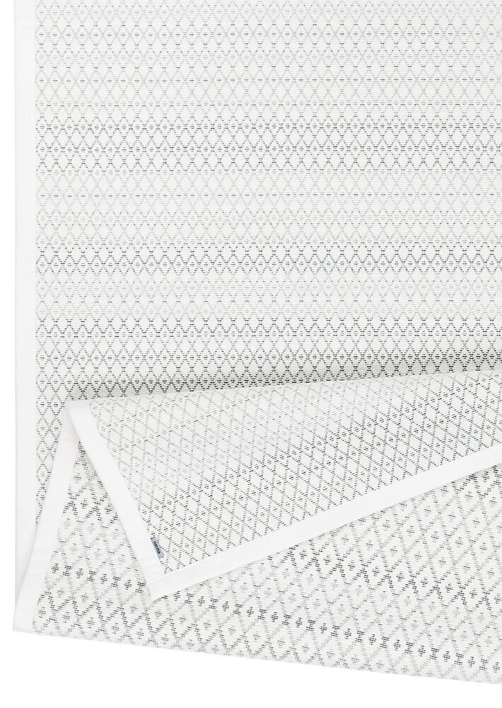Narma dvipusis šenilinis kilimėlis Tsirgu, white, 70 x 140 cm kaina ir informacija | Kilimai | pigu.lt