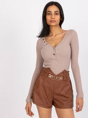 Женские шорты, коричневые цена и информация | Женские шорты | pigu.lt