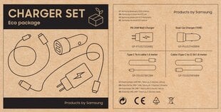 Samsung Charger Set Eco Package kaina ir informacija | Samsung Sportas, laisvalaikis, turizmas | pigu.lt