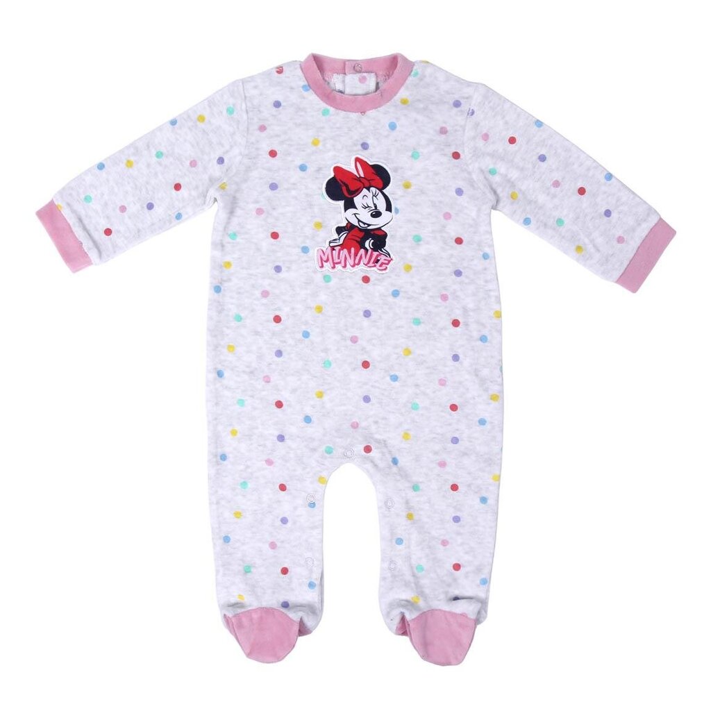 Kostiumėlis kūdikiams Minnie Mouse, pilkos spalvos kaina ir informacija | Šliaužtinukai kūdikiams | pigu.lt