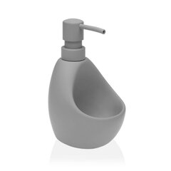 Дозатор для мыла, серый, 9,5 x 16,5 x 11 см цена и информация | Аксессуары для ванной комнаты | pigu.lt