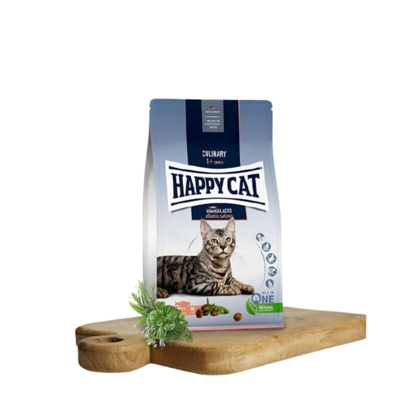 Happy Cat maistas suaugusioms katėms su lašiša Culinary AtlantikLachs, 1,3 kg цена и информация | Sausas maistas katėms | pigu.lt