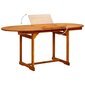 Sodo valgomojo stalas, rudas kaina ir informacija | Lauko stalai, staliukai | pigu.lt